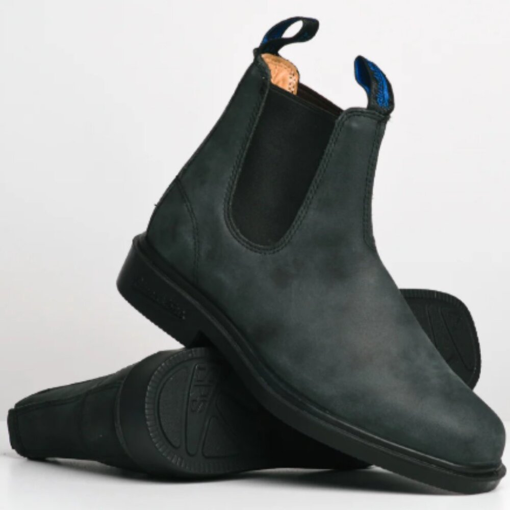 MENS BLUNDSTONE WINTER THERMAL DRESS RUSTIC BLACK BOOT